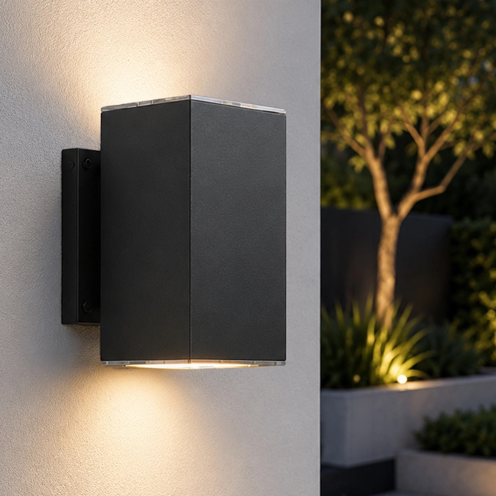 Solar led wandlamp up downlight sverre recht - xl versie - extra groot Solar led wandlamp up downlight sverre recht - xl versie - extra groot