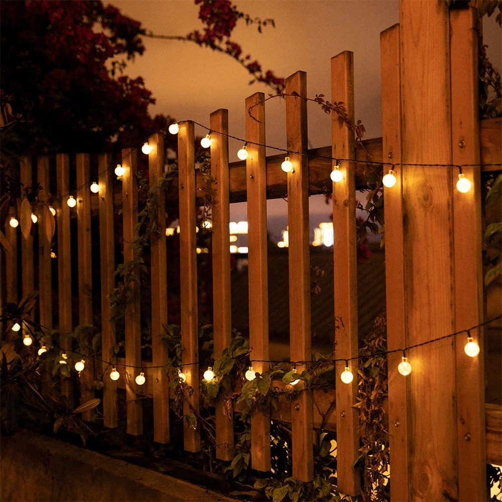 Solar kerstslinger bubble