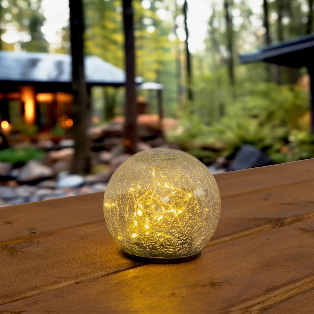 Solar tafel en priklamp comet met warm wit licht 30 ledjes op zonne energie