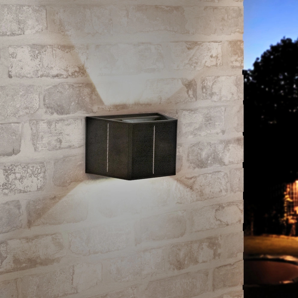 Solar wandlamp ebbe