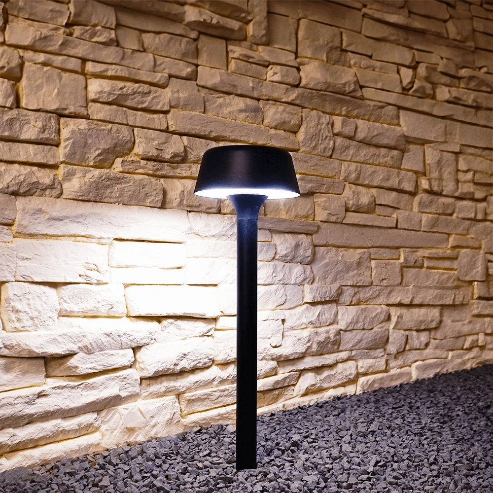 Staande solarlamp edison op zonne energie warm wit licht 50 cm hoog