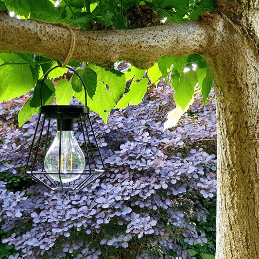 3 stuks Solar LED lamp Vogue zwarte buitenlamp op zonne energie