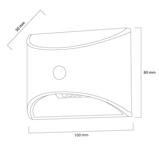 3X Solar wandlamp Flint RVS met bewegingsmelder op zonne energie koud wit