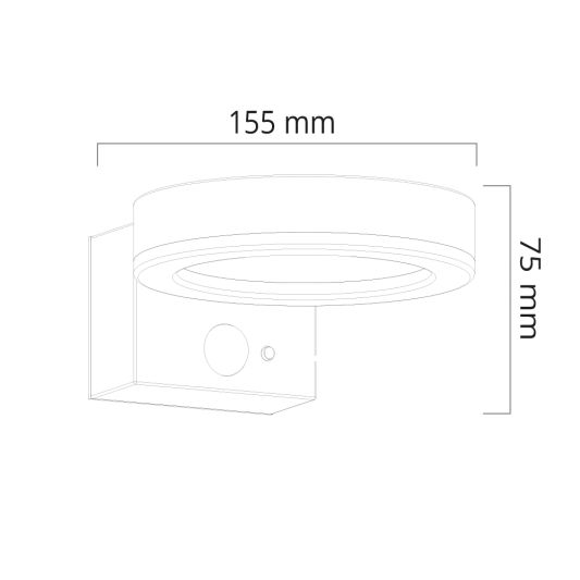 Brendz Solar Wandlamp Malabo