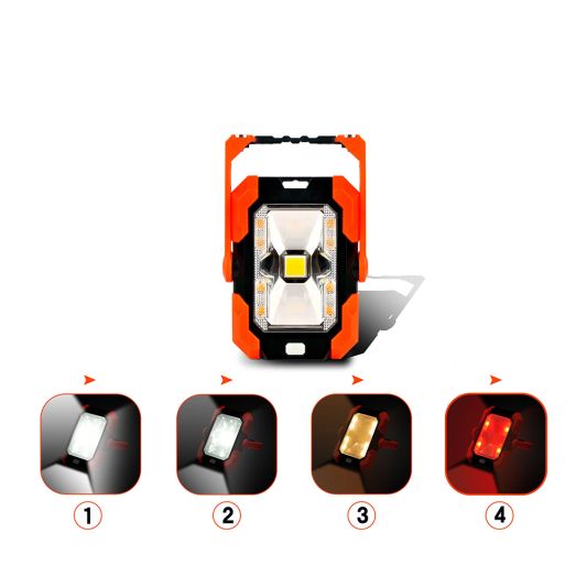 Led werklamp Handy met magnetische standaard en powerbank functie