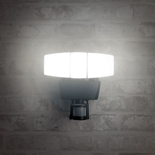 Solar beveiligingslamp Butler met bewegingsmelder en los paneel