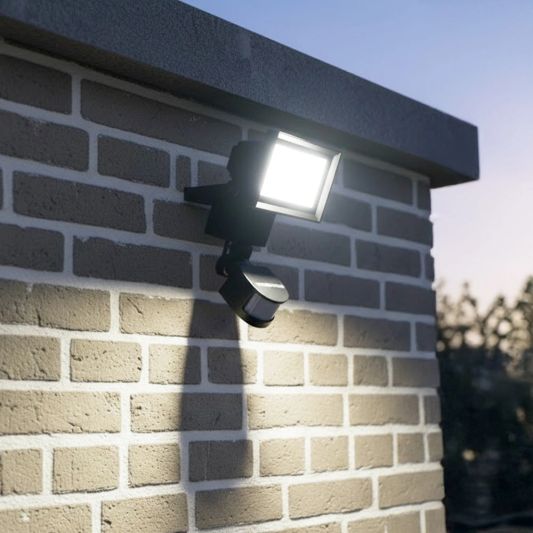 Solar beveiligingslamp James I met bewegingsmelder en los paneel