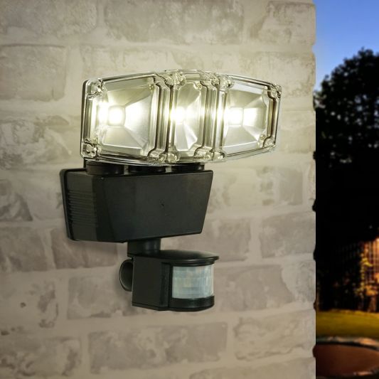 Solar beveiligingslamp James III met bewegingsmelder en los paneel