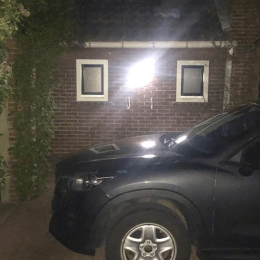 Solar buitenlamp wandlamp Motion III met bewegingsmelder op zonne energie