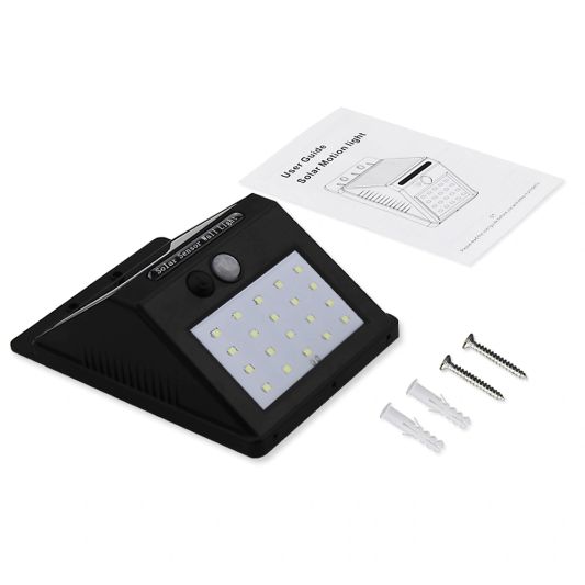 Solar buitenlamp wandlamp Motion met bewegingsmelder op zonne energie