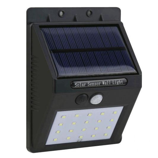 Solar buitenlamp wandlamp Motion met bewegingsmelder op zonne energie