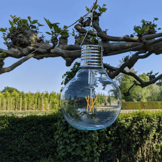 Solar filament lampen set van 4 Scoop met ophangklem