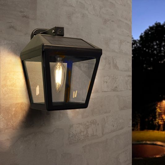 Solar filament LED wandlamp Noah op zonne energie