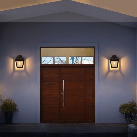 Solar filament LED wandlamp Noah op zonne energie