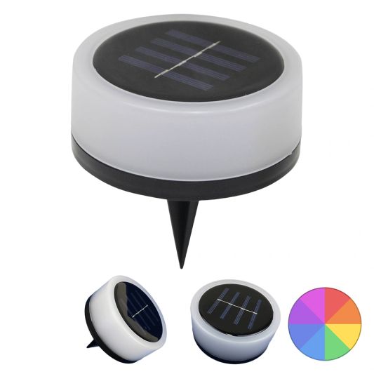 Solar grondspot Puck RGBW voordeelset