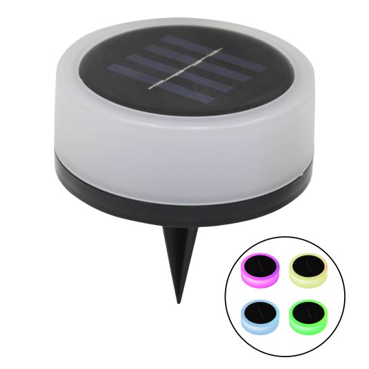Solar grondspot Puck RGBW voordeelset