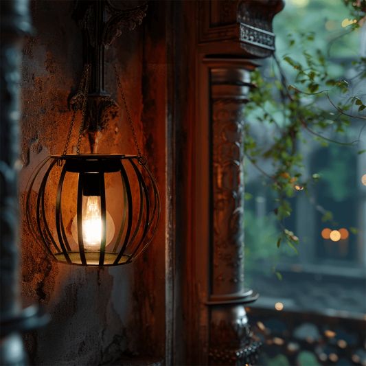 Solar hang- en tafellamp Manor op zonne-energie