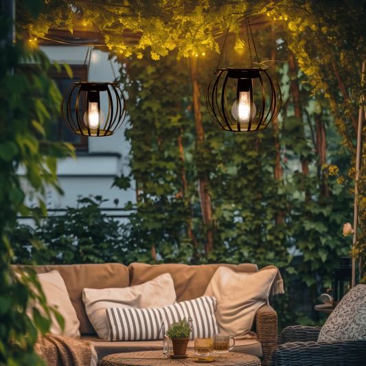 Solar hang- en tafellamp Manor op zonne-energie