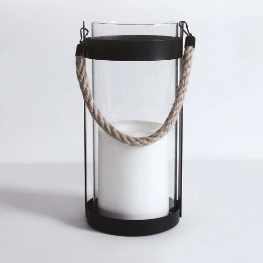 Solar hang- en tafellamp Odin op zonne-energie - Decoratieve buitenlamp met kaars