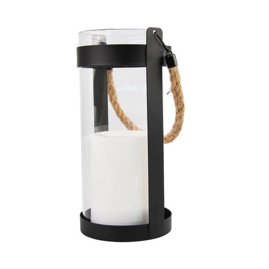 Solar hang- en tafellamp Odin op zonne-energie - Decoratieve buitenlamp met kaars