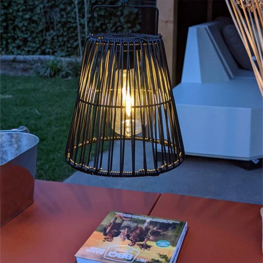 Solar hanglamp Firenze op zonne-energie - Met filament led lamp