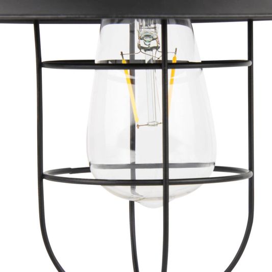 Solar hanglamp Harper op zonne-energie - Met filament led lamp