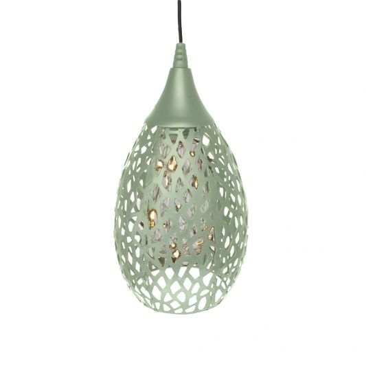 Solar hanglamp Saga Green met schemersensor