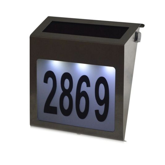 Solar Huisnummer Axel op zonne energie inclusief nummers