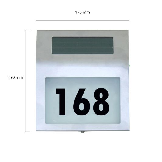 Solar Huisnummer Axel op zonne energie inclusief nummers