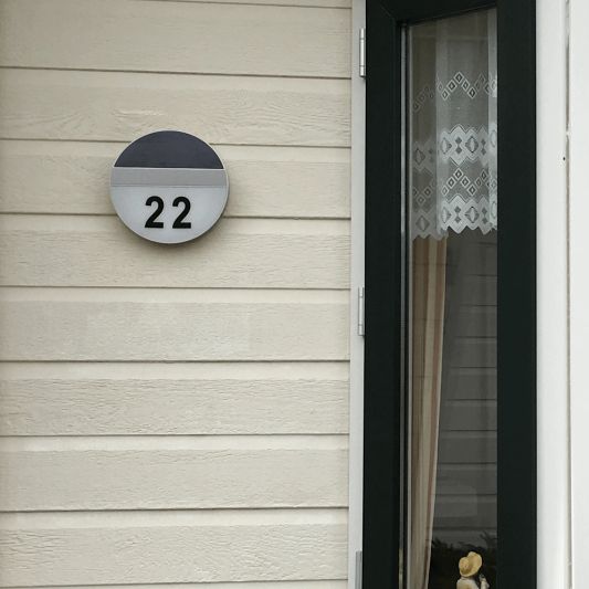 Solar Huisnummer Chi op zonne energie inclusief nummers