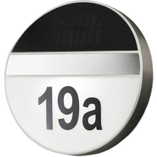 Solar Huisnummer Chi op zonne energie inclusief nummers