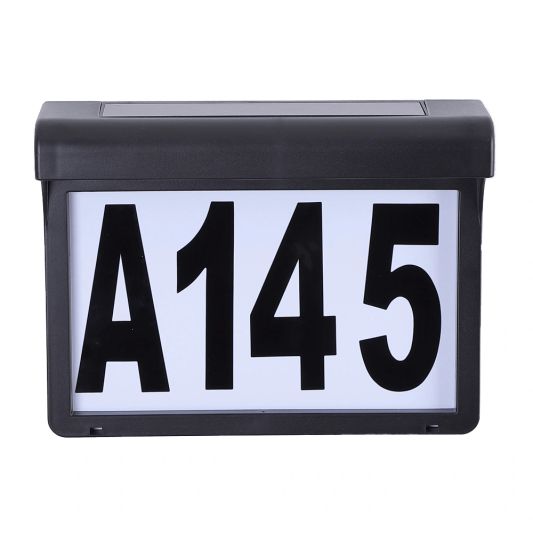 Solar Huisnummer Eta op zonne energie inclusief nummers