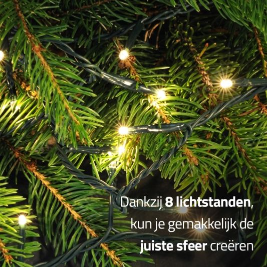 Solar kerst lichtsnoer Frost 200 leds