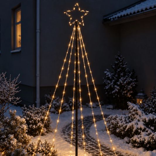 Solar led kerstboom Tree