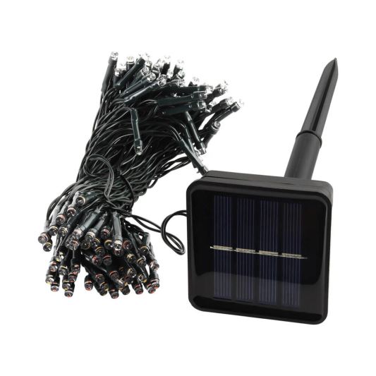 Solar kerstverlichting Holly - Solar feestverlichting met 100 leds - RGB