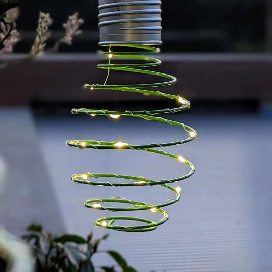 Solar LED hanglamp Fiesta Green op zonne energie - Set van 3