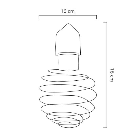 Solar LED hanglamp Fiesta Yellow op zonne energie - Set van 9