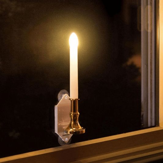 Solar led kaarsen met schemersensor voor binnen