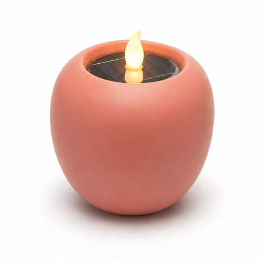 Solar led kaars met houder Vela