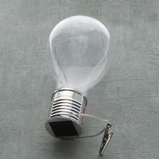 Solar LED lamp Eddy gloeilamp deco - set van 8 - op zonne energie