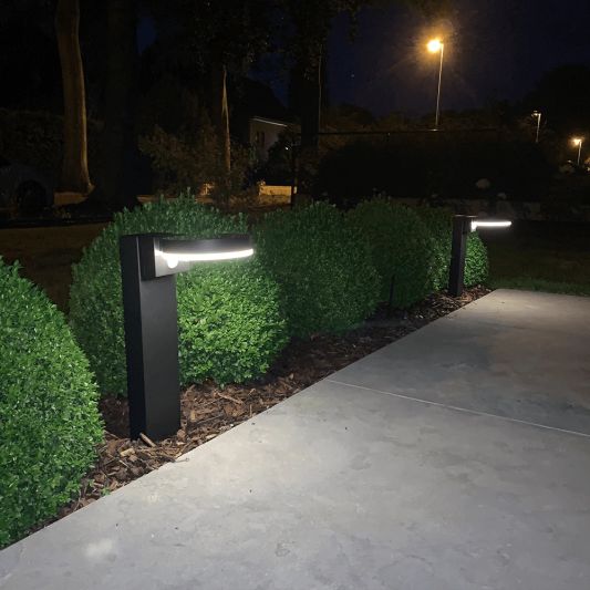 Solar LED staande lamp Asker met bewegingssensor
