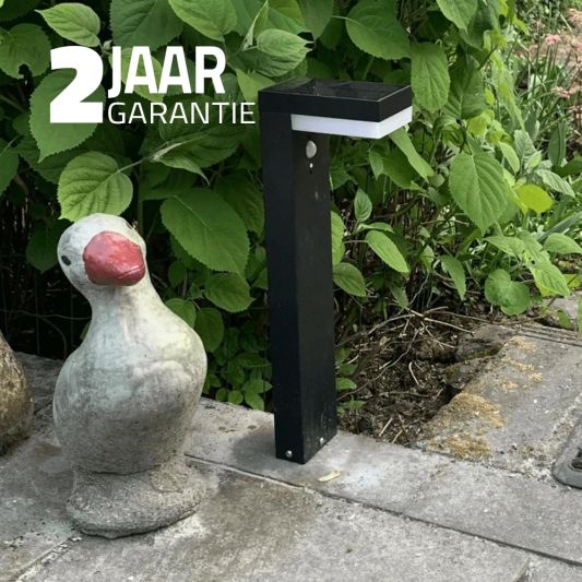 Solar LED staande lamp Oslo met bewegingssensor