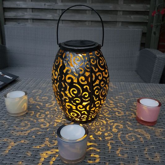 Voordeelset Solar LED tafellamp Agadir 2 stuks op zonne-energie met mooi lichteffect