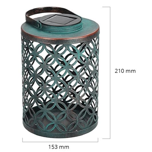 Voordeelset Solar LED tafellamp Kenitra 2 stuks op zonne-energie met handvat