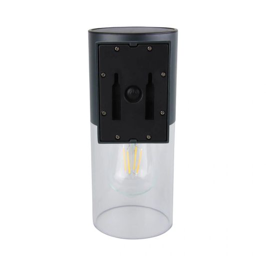 Solar LED wandlamp Fedde op zonne energie - Met filament lamp