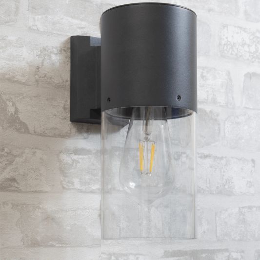 Solar LED wandlamp Fedde op zonne energie - Met filament lamp - Voordeelset van 2 stuks