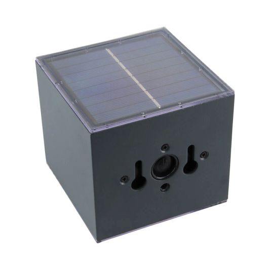 Solar LED wandlamp op zonne energie Sven recht