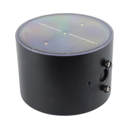 Solar LED wandlamp op zonne energie Sven rond - Voordeelset van 2 stuks