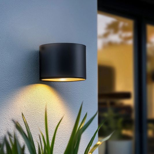 Solar LED wandlamp op zonne energie Sven rond