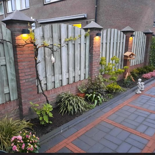 Solar LED wandlamp op zonne energie Sven rond